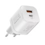 Зарядний пристрій Promate 33W USB-C + USB-A (powerport-33.white)