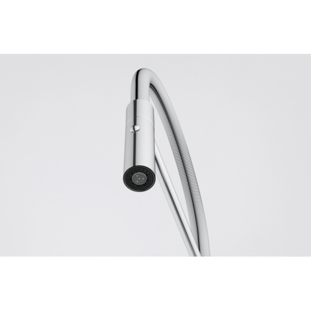 Змішувач для кухні Franke Maris Slim SemiPro, довж.виливу - 216мм, поворотний, 1+1фільтр+душ, хром