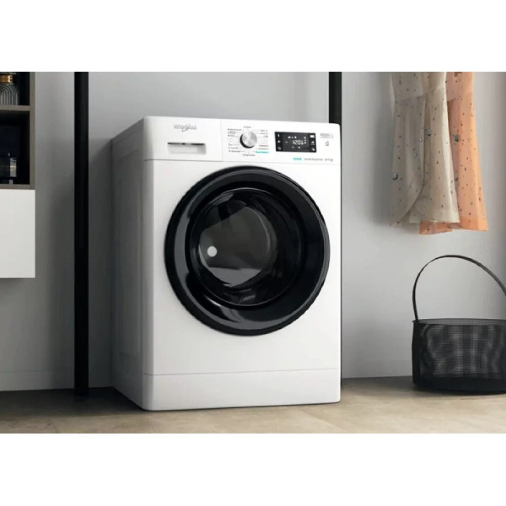 Прально-сушильна машина Whirlpool фронтальна, 9(7)кг, 1600, A+, 60см, дисплей, пара, інвертор, білий