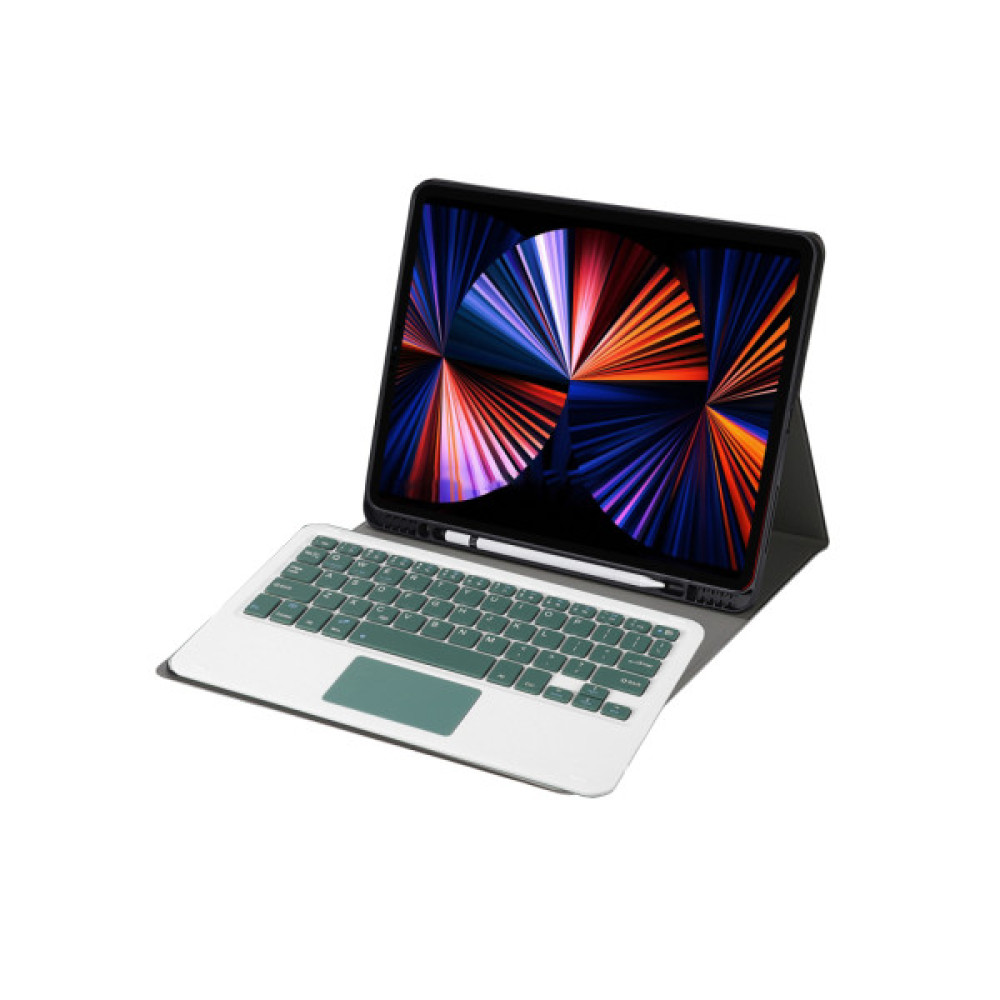 Чохол до планшета BeCover Keyboard+TouchPad Apple iPad Pro 12.9 2018/2021/2022 Dark Green (712383)