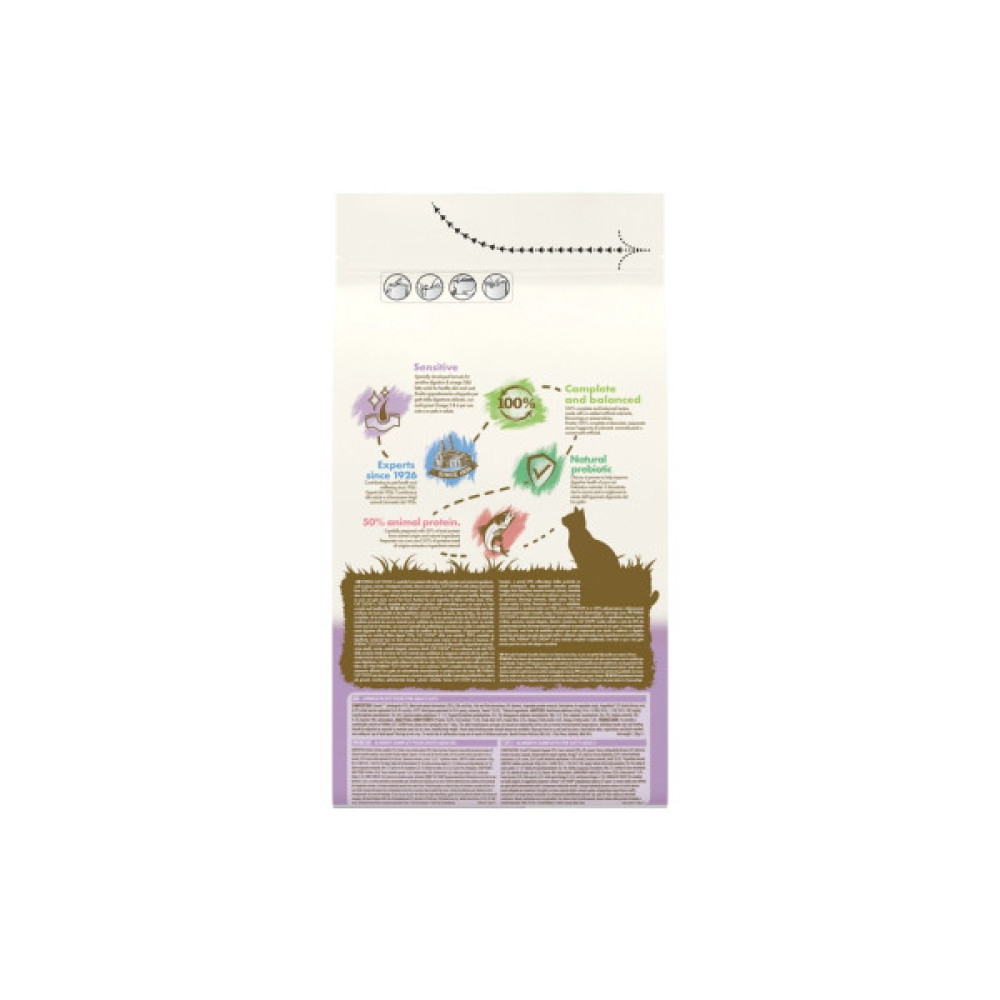 Сухий корм для кішок Purina Cat Chow Sensitive з лососем 1.5 кг (7613035394131)