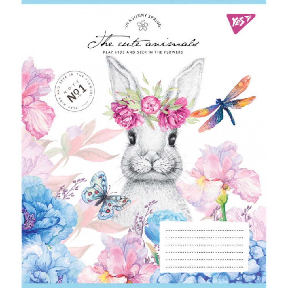 Зошит Yes Sunny spring 12 аркушів клітинка (766924)