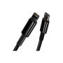 Дата кабель USB-C to Lightning 2.0m Tungsten Gold Fast Charging, PD 20W black Baseus (CATLWJ-A01) Дата кабель USB-C to Lightning 2.0m Tungsten Gold Fast Charging, PD 20W black Baseus (CATLWJ-A01)