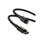 Дата кабель USB-C to Lightning 2.0m Tungsten Gold Fast Charging, PD 20W black Baseus (CATLWJ-A01) Дата кабель USB-C to Lightning 2.0m Tungsten Gold Fast Charging, PD 20W black Baseus (CATLWJ-A01)