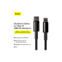Дата кабель USB-C to Lightning 2.0m Tungsten Gold Fast Charging, PD 20W black Baseus (CATLWJ-A01) Дата кабель USB-C to Lightning 2.0m Tungsten Gold Fast Charging, PD 20W black Baseus (CATLWJ-A01)