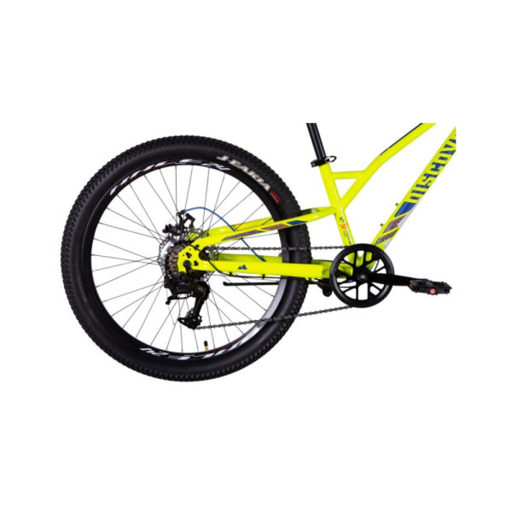 Велосипед Discovery 24" FLINT DD рама-12" ST 2025 жовто-синій (OPS-DIS-24-360)