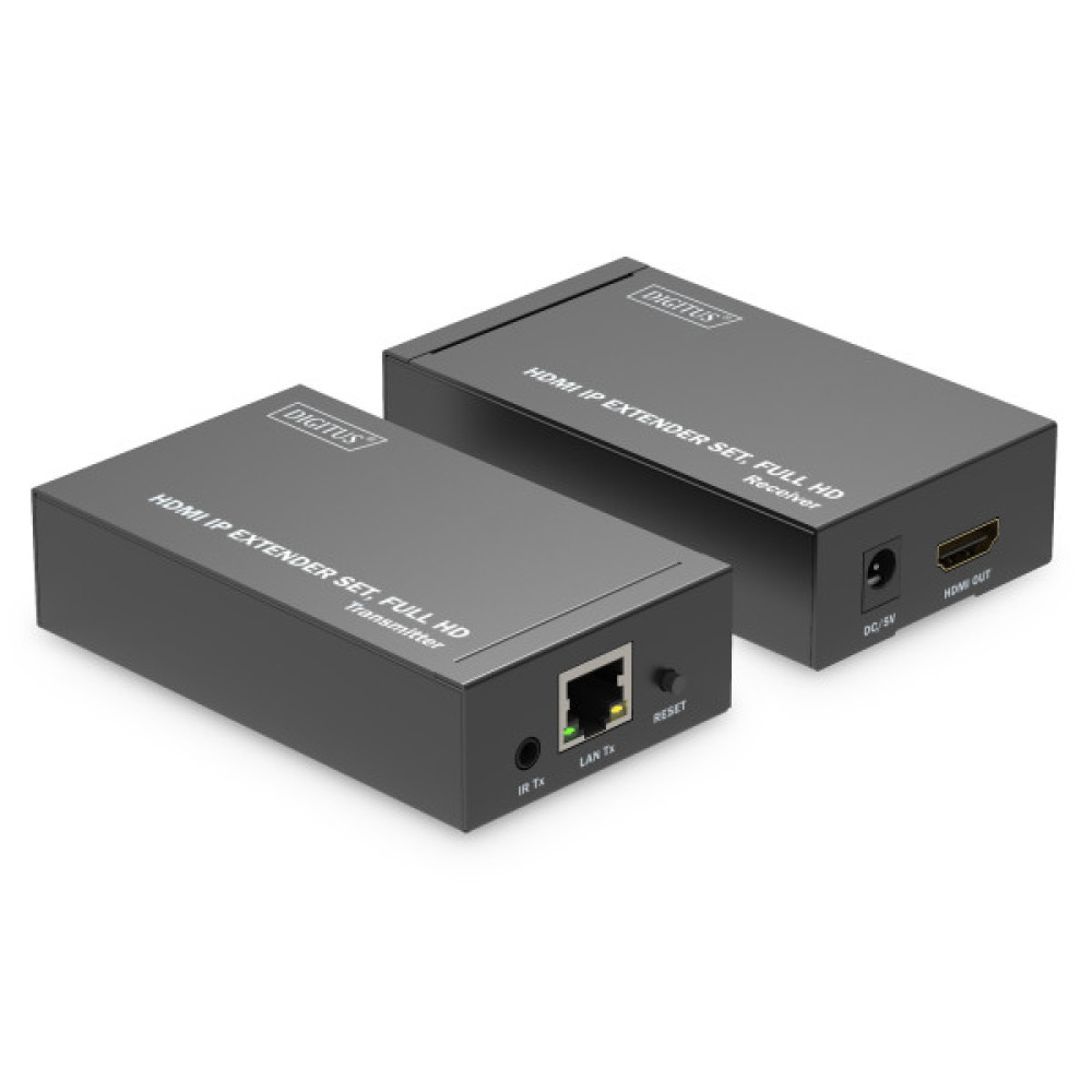 Набір IP-відеоподовжувачів DIGITUS HDMI, Full HD, 1080p, один до багатьох, 120 м