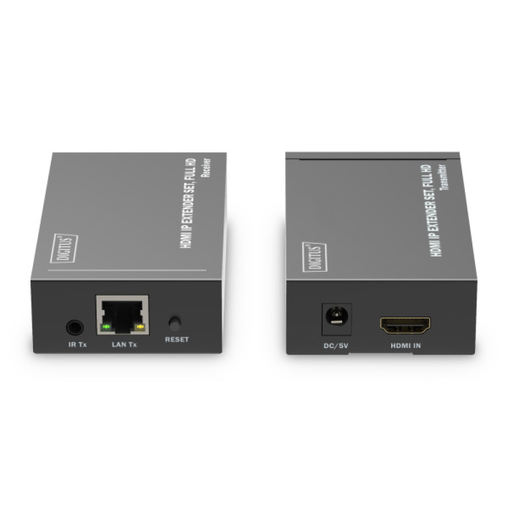Набір IP-відеоподовжувачів DIGITUS HDMI, Full HD, 1080p, один до багатьох, 120 м