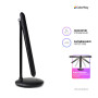 Настільна лампа ColorWay 4W with built-in battery 1800 mAh USB in/out 5V*1A, black (CW-DL02B-B) Настільна лампа ColorWay 4W with built-in battery 1800 mAh USB in/out 5V*1A, black (CW-DL02B-B)
