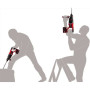 Перфоратор акумуляторний Einhell Professional TP-HD 18/26 D Li BL - Solo PXC 18В 2.6Дж 2.9кг кейс без АКБ та ЗП