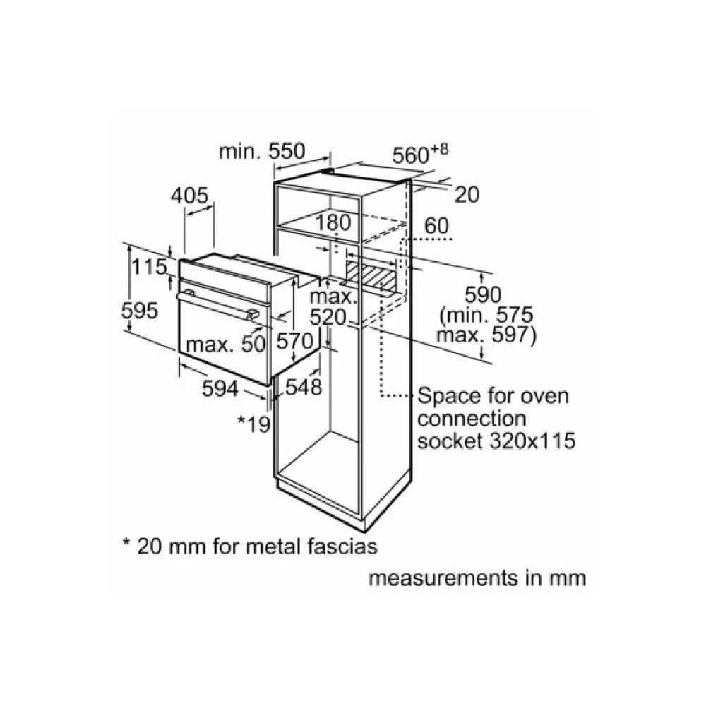 Духова шафа Bosch HBF 512 BB1T (HBF512BB1T)