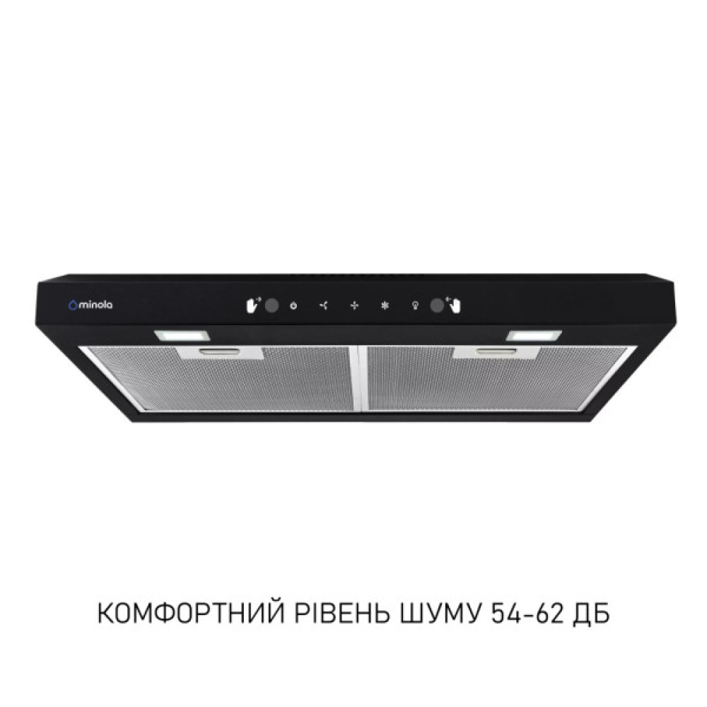 Витяжка кухонна Minola HPLS 612 BL