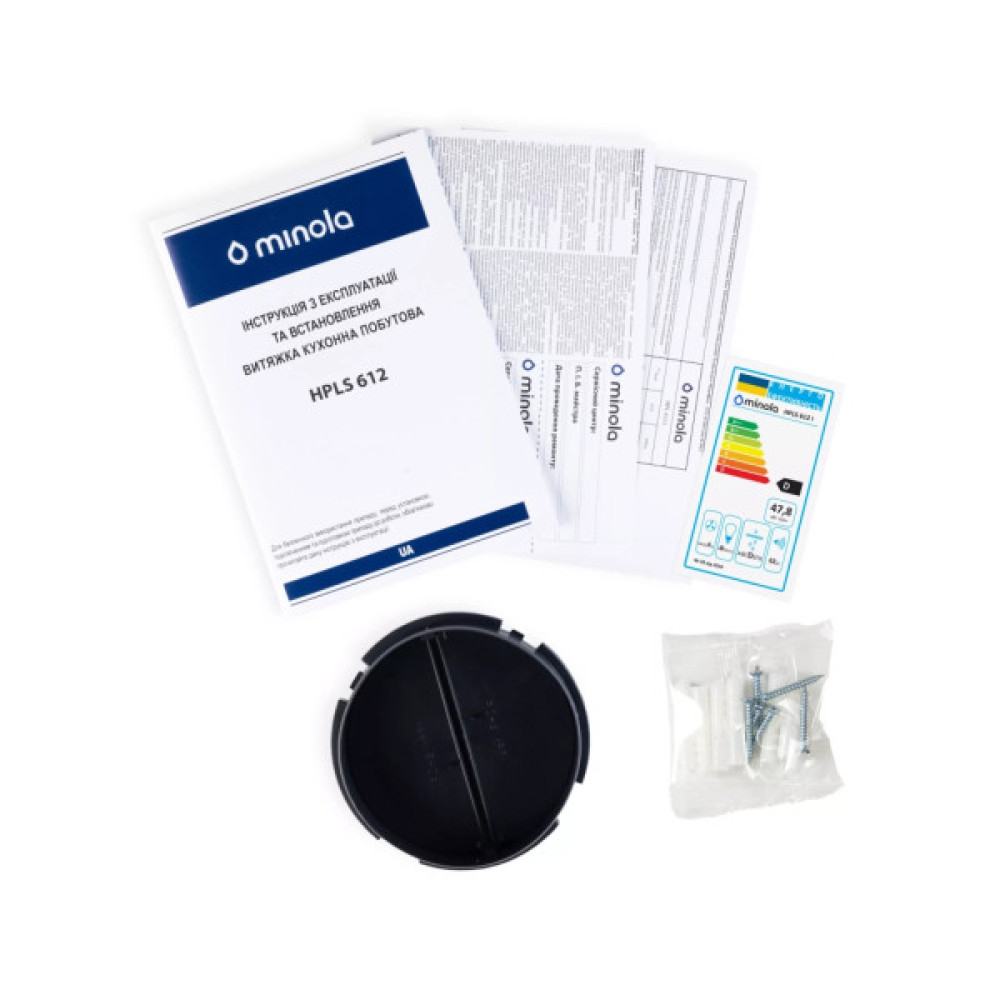 Витяжка кухонна Minola HPLS 612 BL