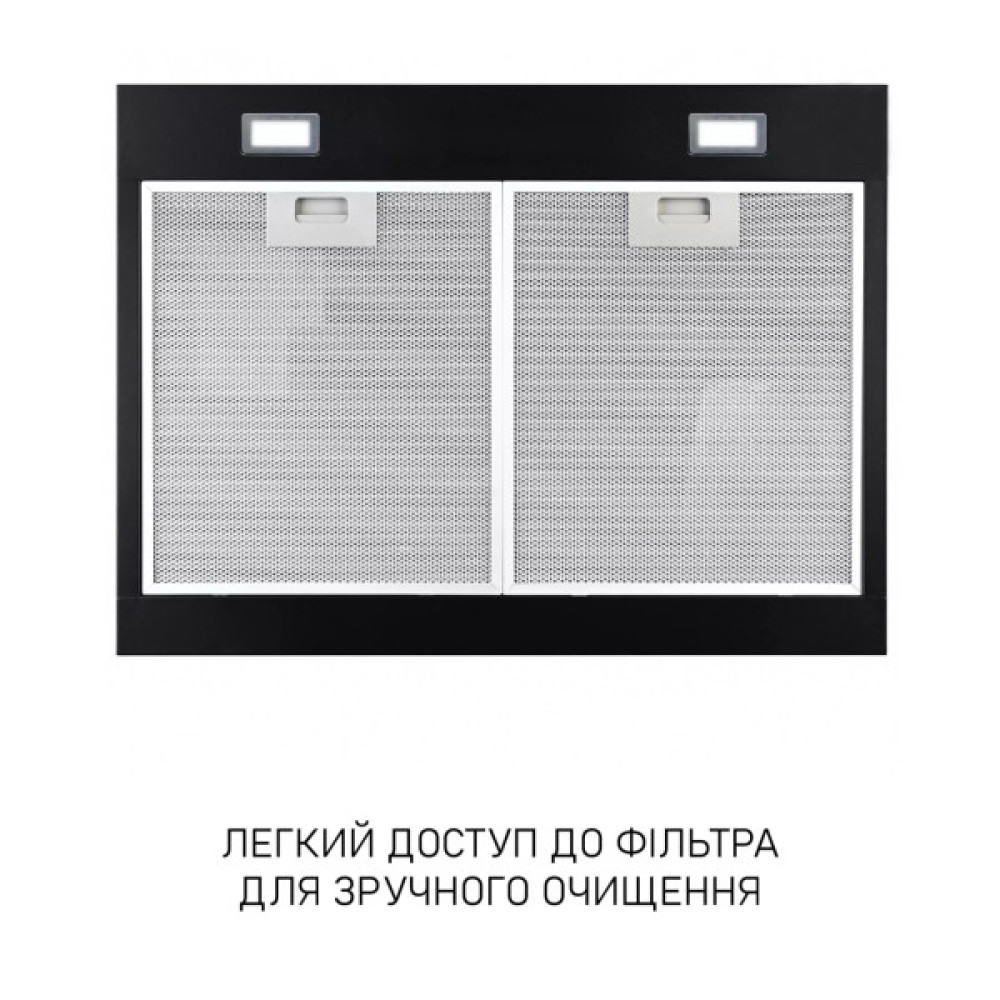 Витяжка кухонна Minola HPLS 612 BL