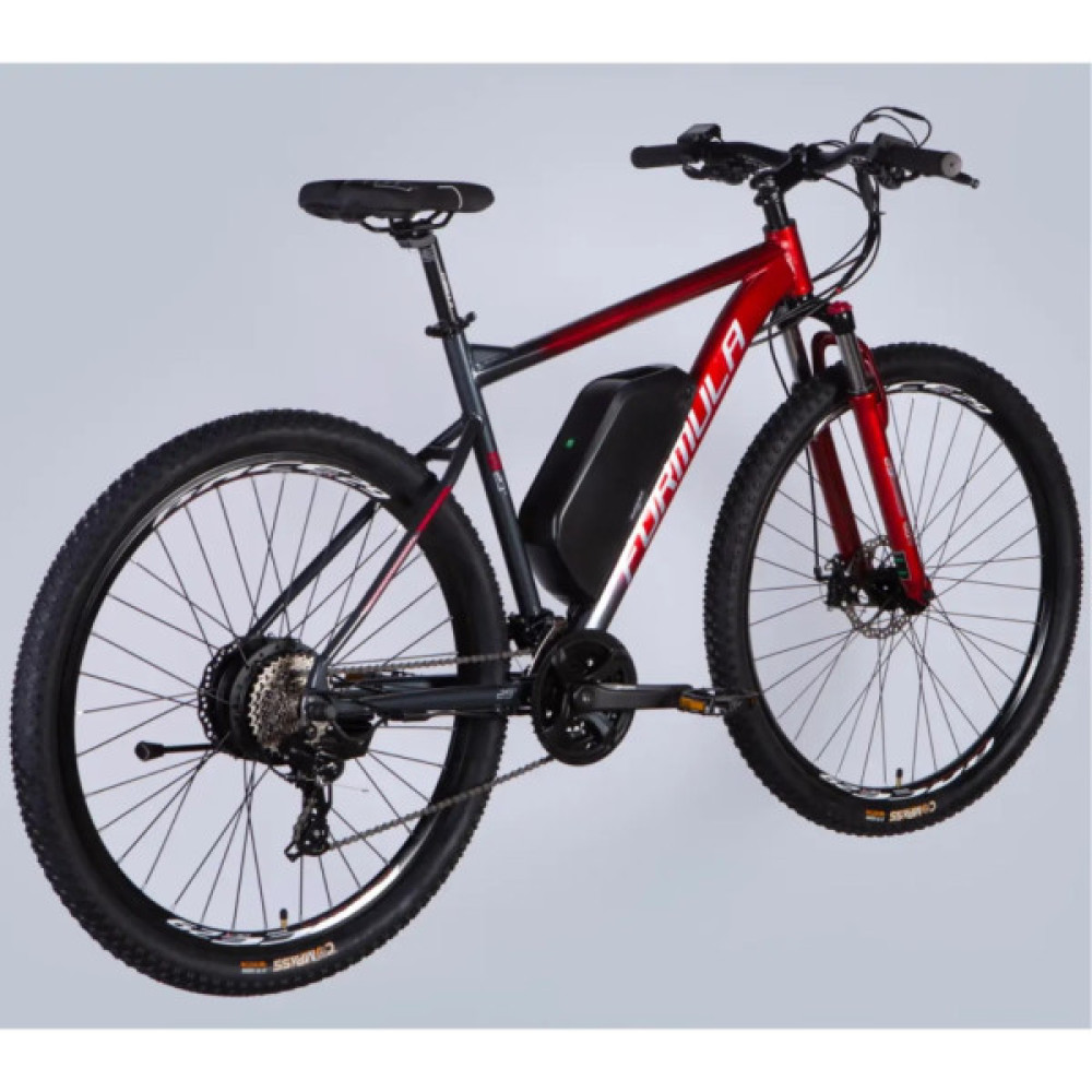 Електровелосипед Formula 29" eF-1 DD CS рама-21" 48B 17.5А*г 500Вт 2026 червоно-сріблястий (ELB-FR-29-255)