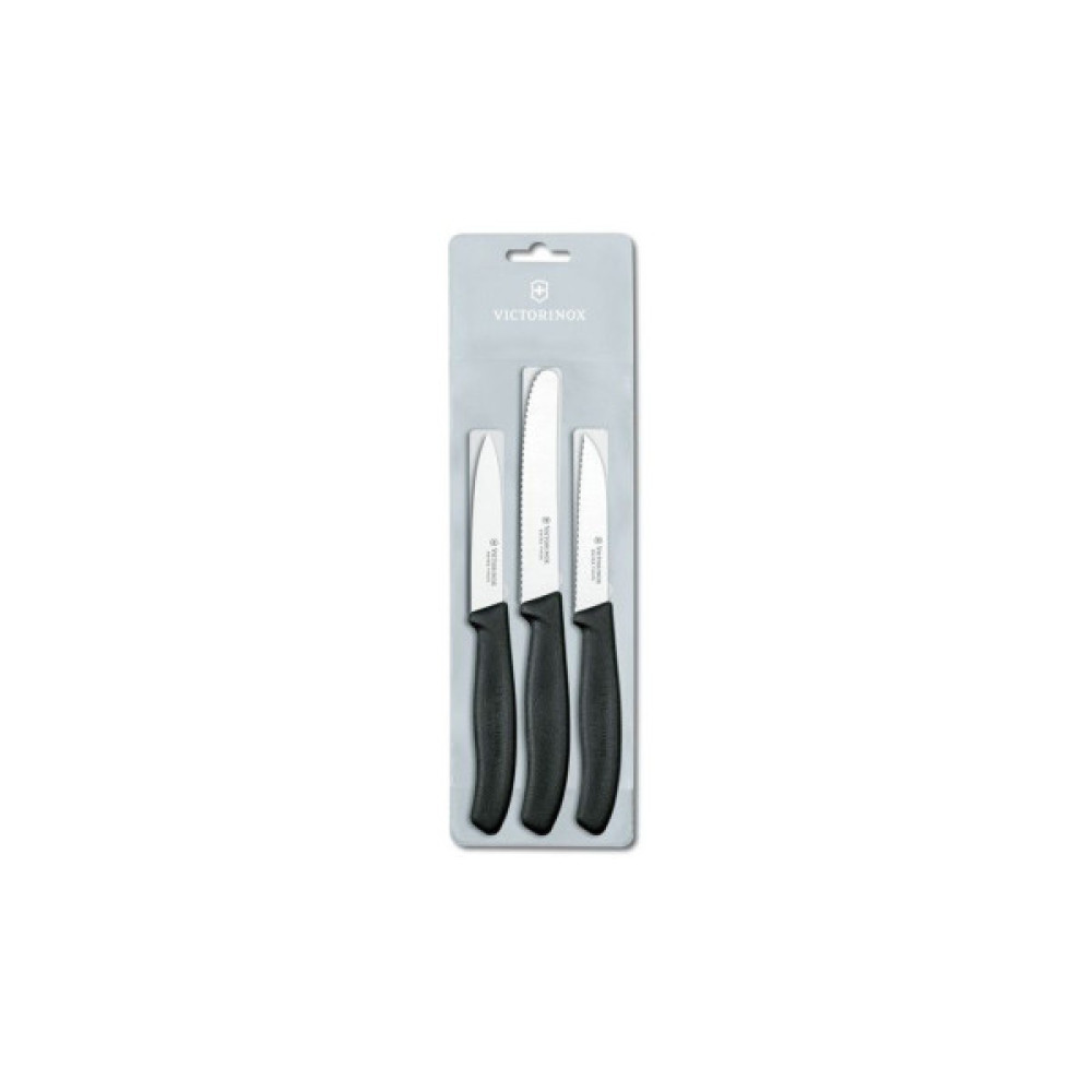 Набір ножів Victorinox SwissClassic 3 шт Black (6.7113.3)