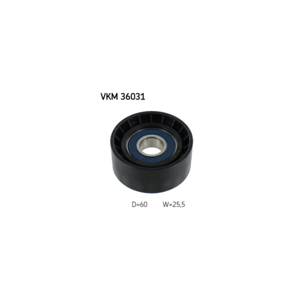 Ролик натягувача ременя SKF VKM 36031 Ролик натягувача ременя SKF VKM 36031