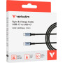 Дата кабель USB-C to USB-C 1.2m 100W black Verbatim (31846) Дата кабель USB-C to USB-C 1.2m 100W black Verbatim (31846)
