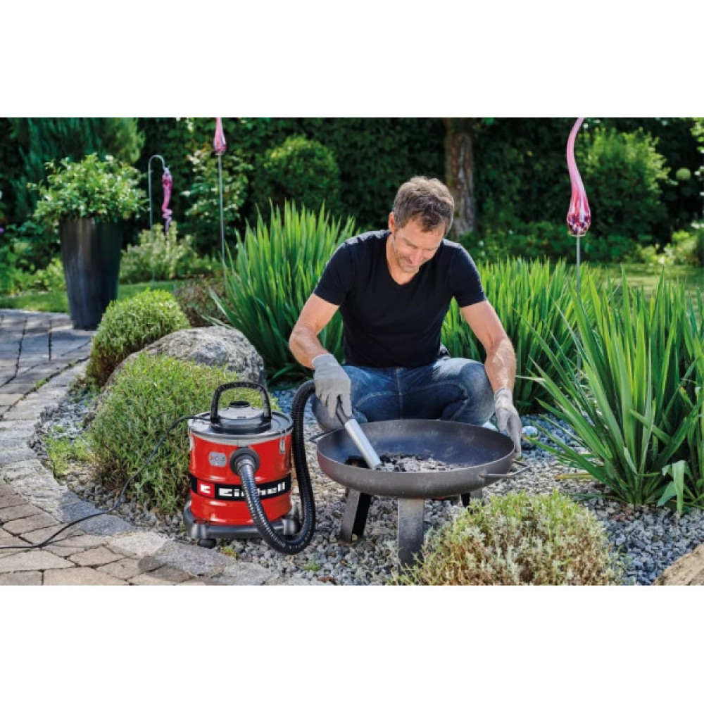 Пилосос для збору золи Einhell TC-AV 2032 DW 850Вт 175мбар контейнер 20л сухе прибирання 3.95кг