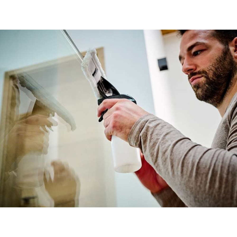 Пилосос акумуляторний Einhell BRILLIANTO віконний 18В 280мм 0.1л з розпилювачем 0.74кг без АКБ та ЗП