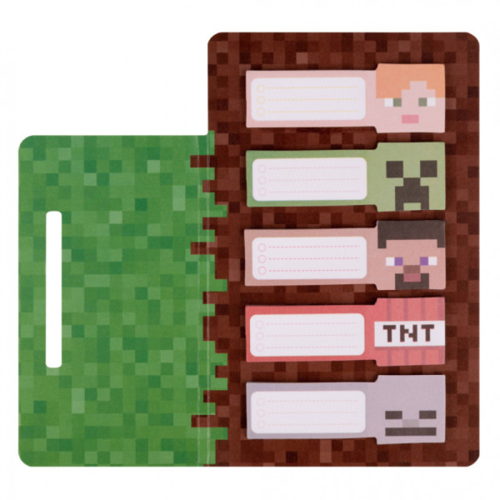 Папір для нотаток Yes з липким шаром Minecraft в наборі 100 аркушів (5х20) (170323)
