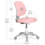 Дитяче крісло Evo-kids Limpi Pink (Y-212 KP) Дитяче крісло Evo-kids Limpi Pink (Y-212 KP)