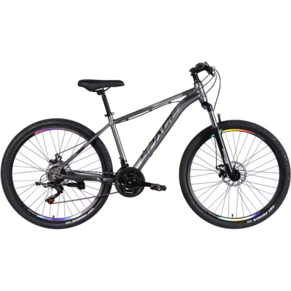 Велосипед Space 27.5" PHAETON DD FR рама-17" AL 2026 графітовий (OPS-SP-27.5-110)