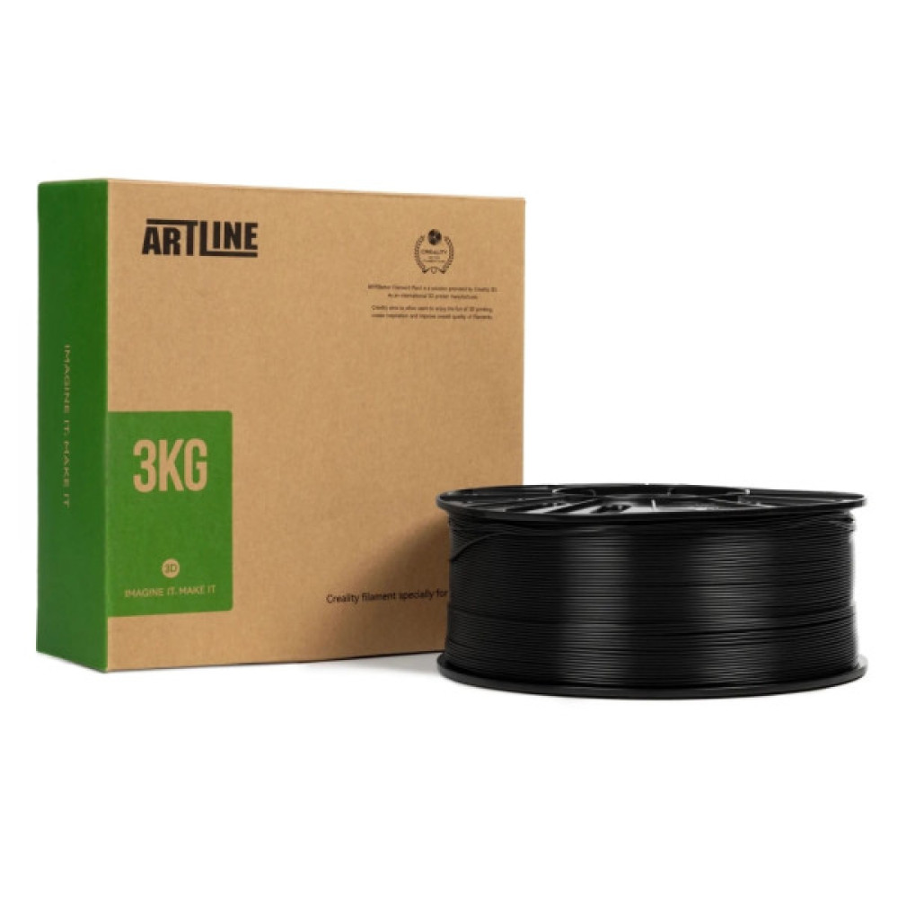 Пластик для 3D-принтера Creality PETG 1.75мм, black, 3кг (3399010140)