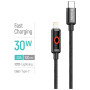 Дата кабель USB-C to Lightning 1.0m PD30W black ColorWay (CW-CBPDCL103-BK)