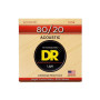 Струни для гітари DR Strings HI-BEAM Acoustic 80/20 Bronze - Light (12-54) (HA-12) Струни для гітари DR Strings HI-BEAM Acoustic 80/20 Bronze - Light (12-54) (HA-12)
