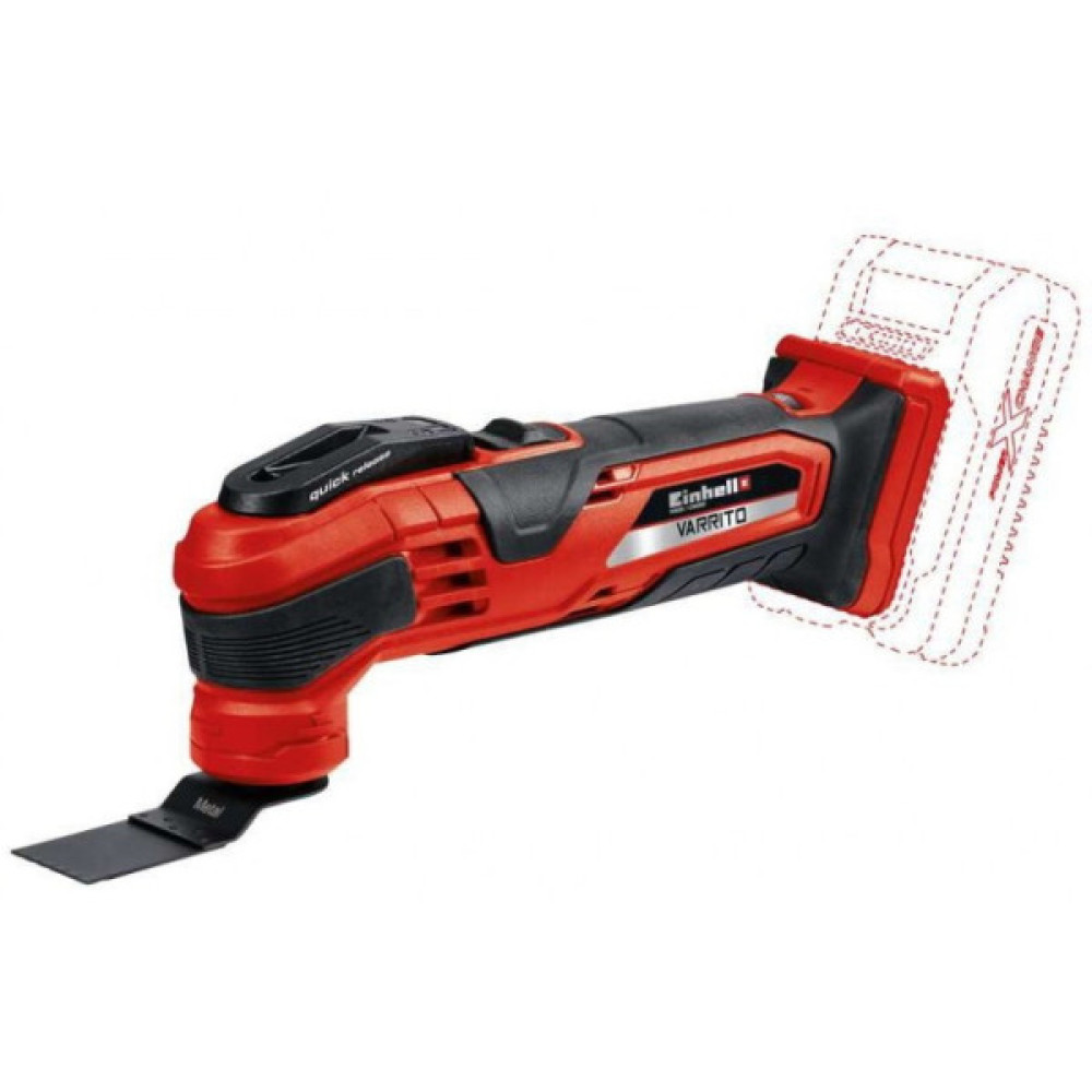 Багатофункціональний інструмент Einhell VARRITO акумуляторний PXC 18В 22000-40000об/хв 1кг без АКБ та ЗП