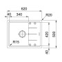 Мийка кухонна Franke Basis BFG 611-62 (114.0272.580) Мийка кухонна Franke Basis BFG 611-62 (114.0272.580)