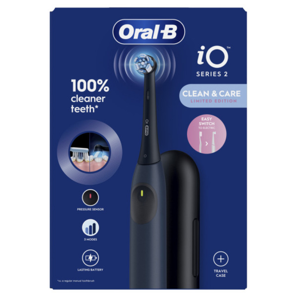 Електрична зубна щітка Oral-B Series 2 iOS2.1B9.2K типу 3770+дорожній футляр (8700216868808)