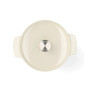 Каструля KitchenAid чавунна з кришкою 3,3 л Мигдалевий крем (CC006056-001) Каструля KitchenAid чавунна з кришкою 3,3 л Мигдалевий крем (CC006056-001)