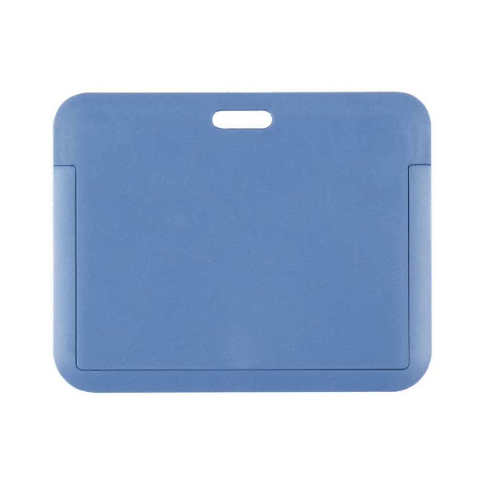 Бейдж Axent слайдер горизонтальний, 85х54мм , димчастий синій (4500H-02-A)