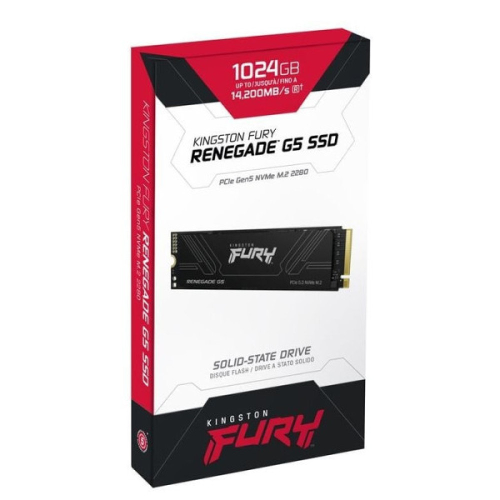 Накопичувач SSD Kingston M.2 1TB PCIe 5.0 FURY Renegade