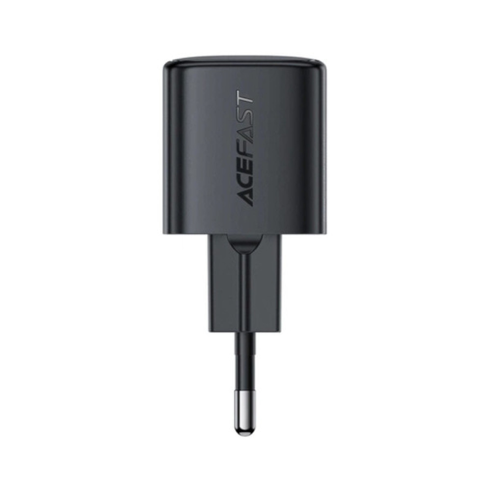 Зарядний пристрій Acefast A117 USB-C PD20W GaN black (6974316284987)