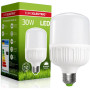 Лампочка EUROELECTRIC Plastic 30W E27 4000K 220V (LED-HP-30274(P)) Лампочка EUROELECTRIC Plastic 30W E27 4000K 220V (LED-HP-30274(P))