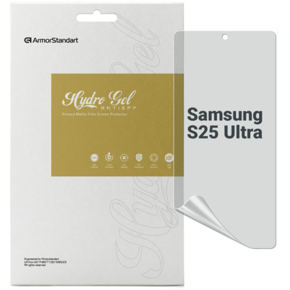 Плівка захисна Armorstandart Anti-spy Samsung S25 Ultra (ARM81515) Плівка захисна Armorstandart Anti-spy Samsung S25 Ultra (ARM81515)