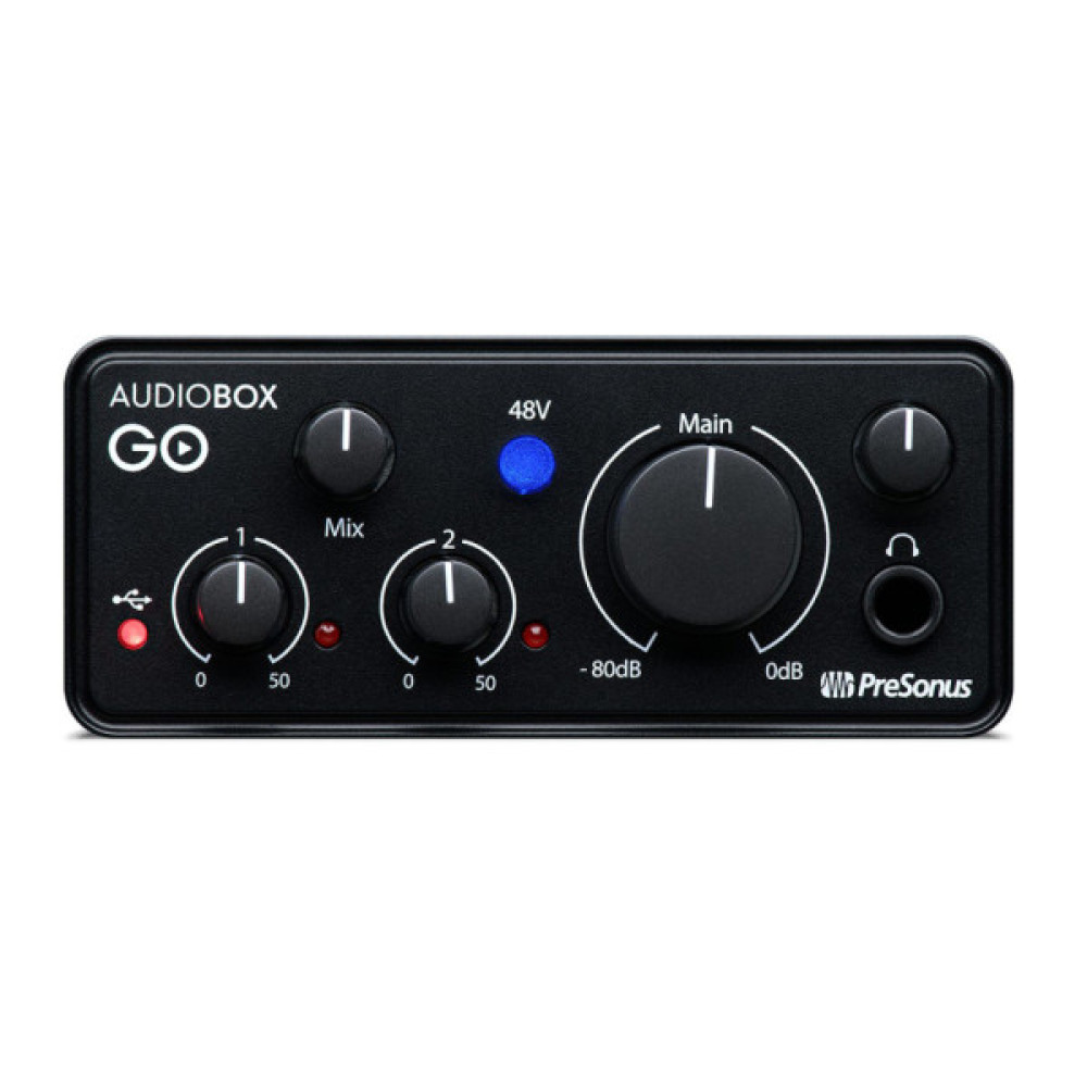 Аудіоінтерфейс PreSonus AudioBox GO (301216)