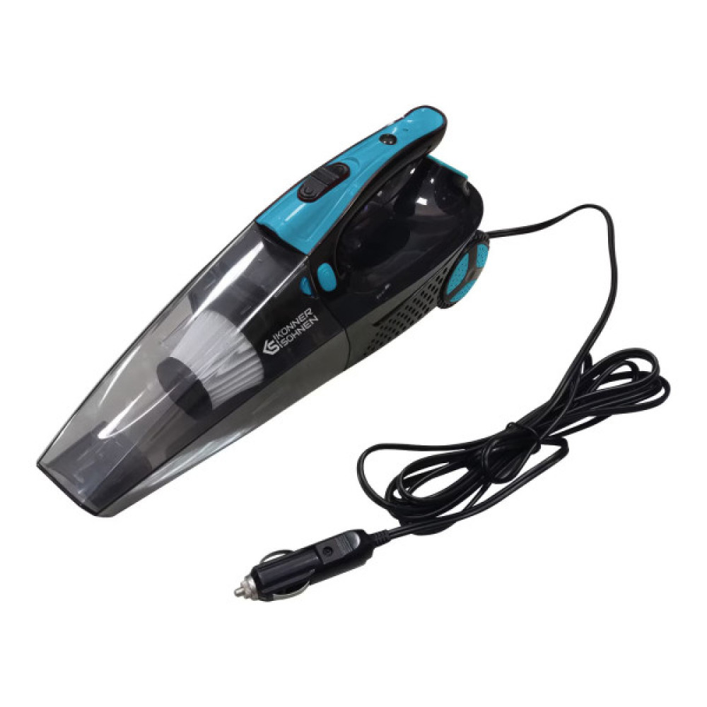 Пилосос Konner&Sohnen автомобільний з компресором KS VCP30 4в1, 12В, 80Вт, 6.7А, 150PSI, 3000Па, 1.2кг