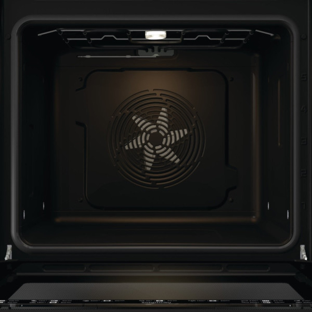 Духова шафа Gorenje електрична, 77л, A, пара, дисплей, макс.темпер.-300,  білий