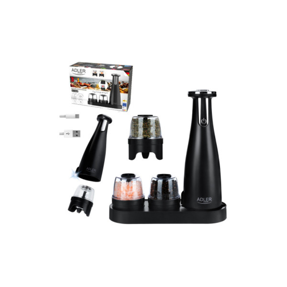 Млинок для спецій Adler AD 4449 black (AD4449B)