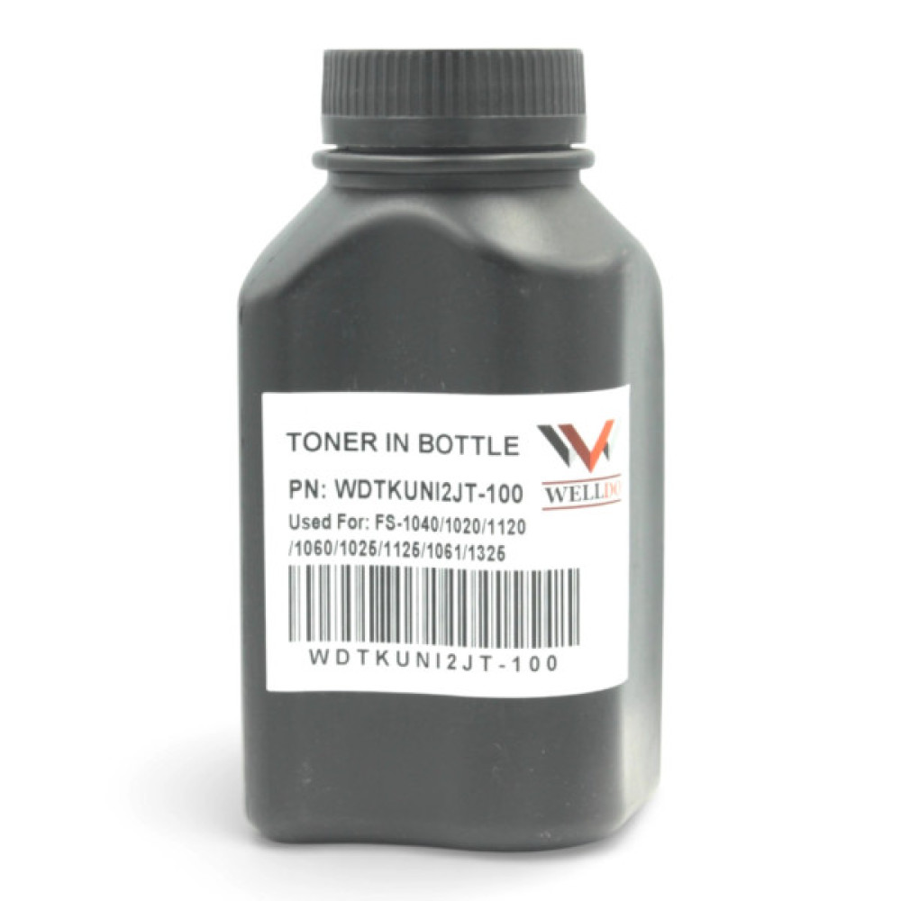 Тонер Kyocera TK-1110/1120, TOMOEGAWA, 100г Welldo (WDTKUNI2JT-100)