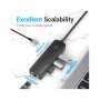 Концентратор Vention USB 3.1 Type-C to 3xUSB 2.0+MicroUSB+RJ45 100M Ethernet black (TGOBB) Концентратор Vention USB 3.1 Type-C to 3xUSB 2.0+MicroUSB+RJ45 100M Ethernet black (TGOBB)