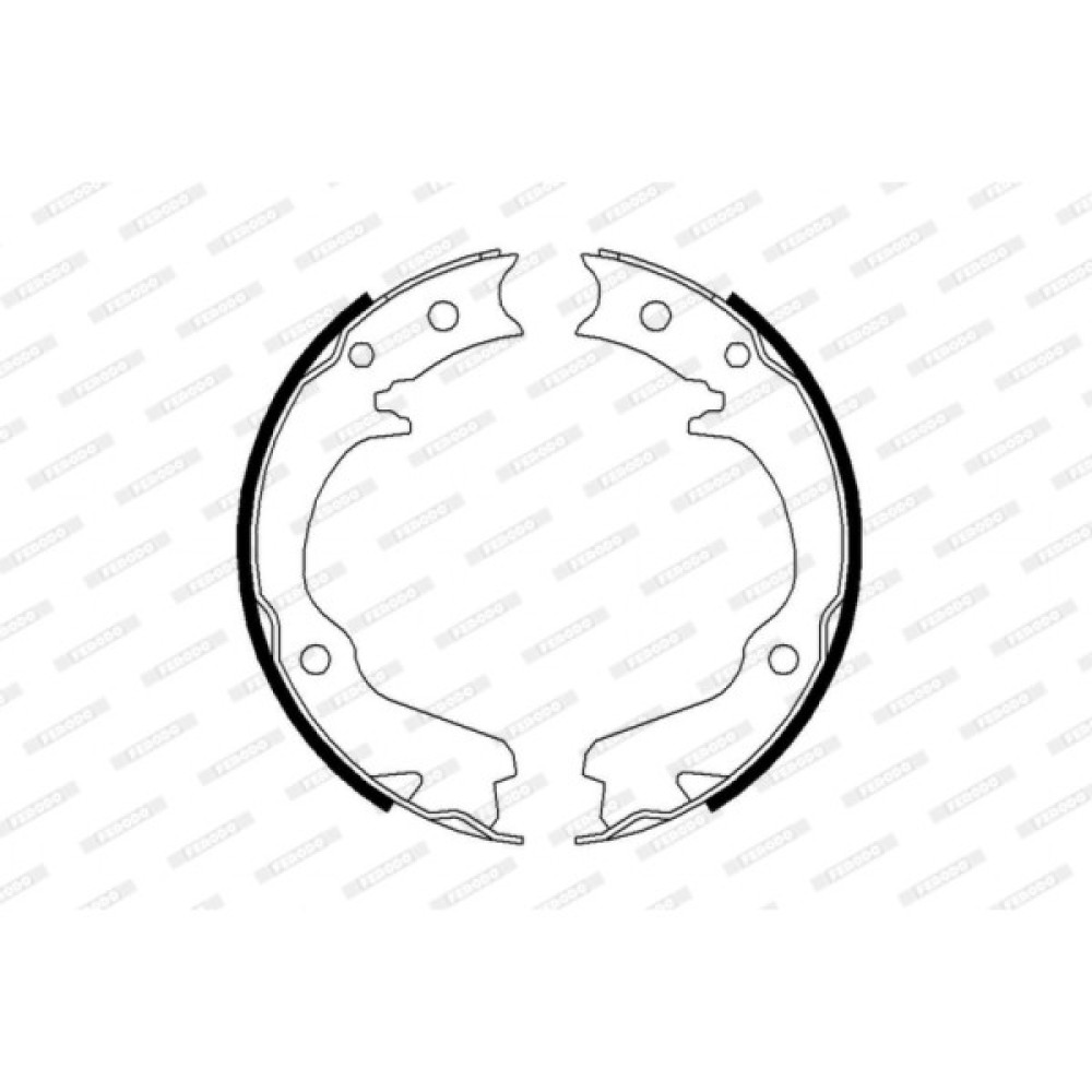 Гальмівні колодки FERODO FSB673