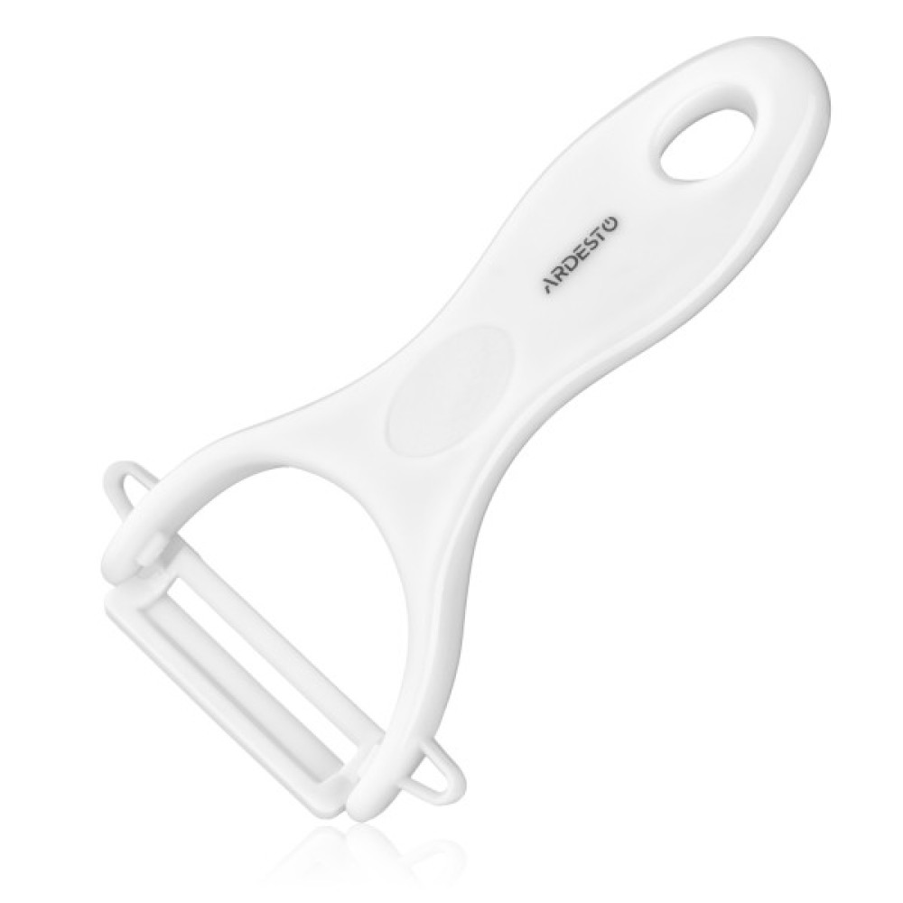 Овочечистка Ardesto Fresh, кераміка, пластик, білий (AR8340W)