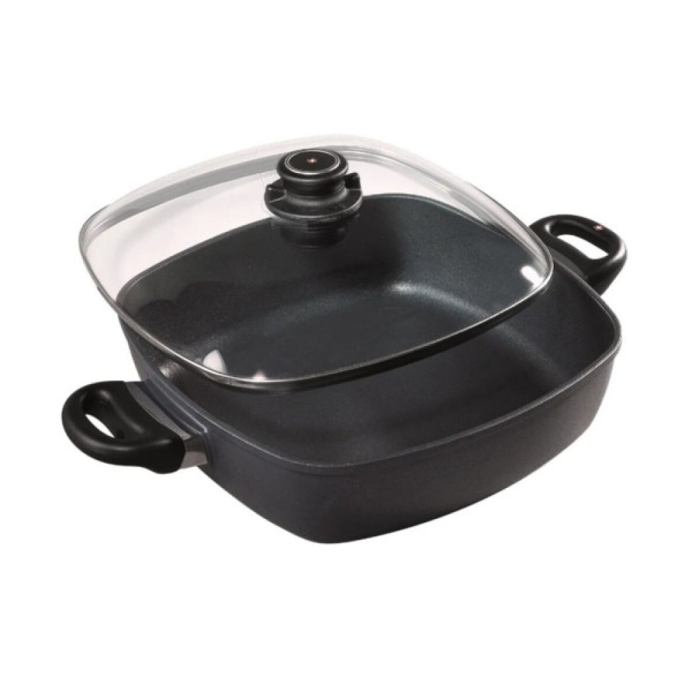 Сотейник Swiss Diamond XD Induction квадратий з кришкою 28х28 см (XD66282ic)