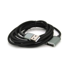 Дата кабель USB 2.0 AM/AF 2.0m black VEGGIEG (YT-AM/AF-UF2-2) Дата кабель USB 2.0 AM/AF 2.0m black VEGGIEG (YT-AM/AF-UF2-2)