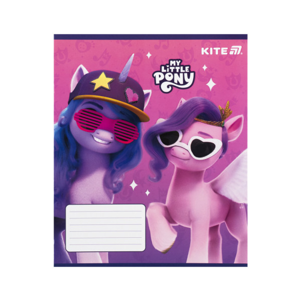 Зошит Kite My Little Pony, 12 аркушів, коса лінія (LP25-235)